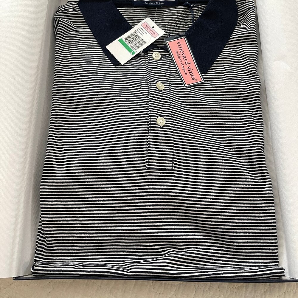 Vineyard Vines Striped Polo Shirt